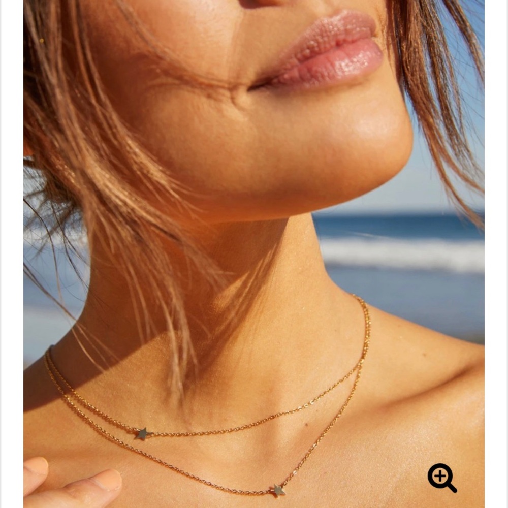 Jennifer Zeuner Star Double Necklace 💫